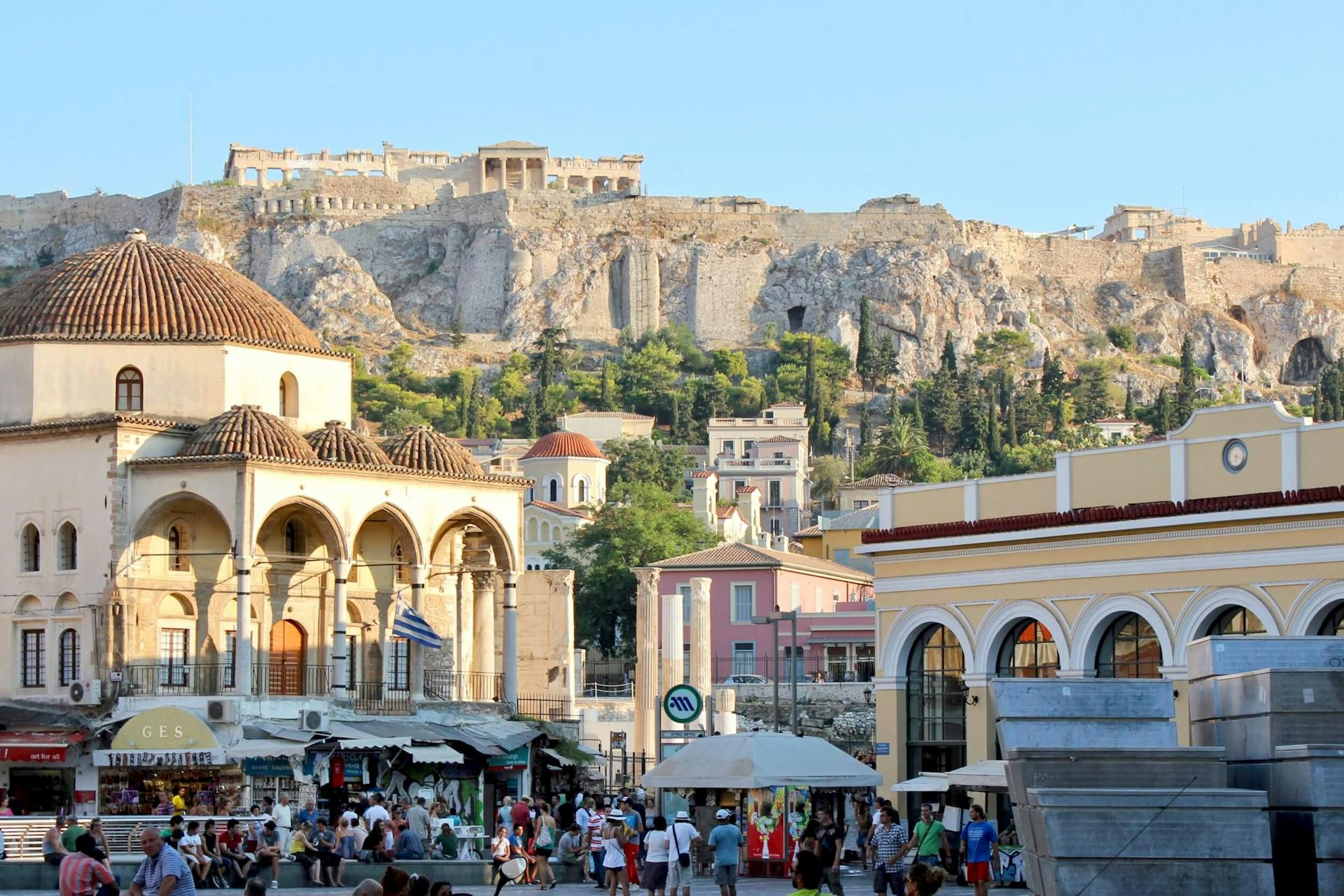 Athens Greece with Acropolis View